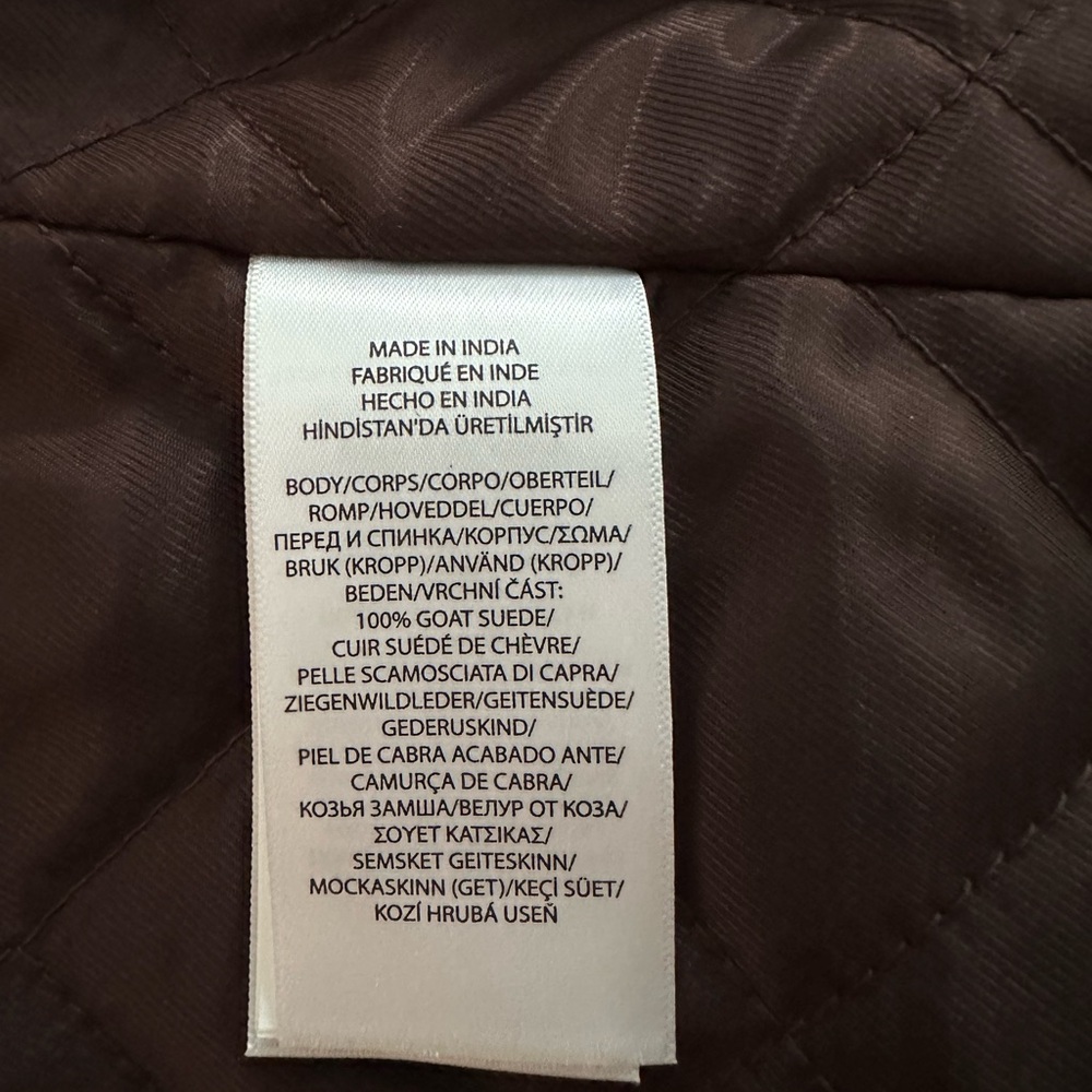 Polo Ralph Lauren Suede Moto Jacket - Picture 9 of 11